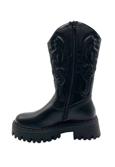 Bota ZAZ88 Ecocuero Negro-5