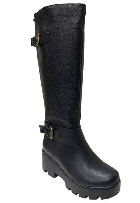 Bota Cuero ZAQ09 Negro-1