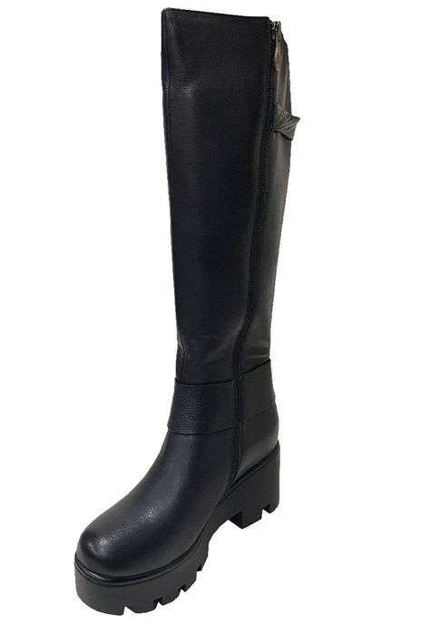 Bota Cuero ZAQ09 Negro-3