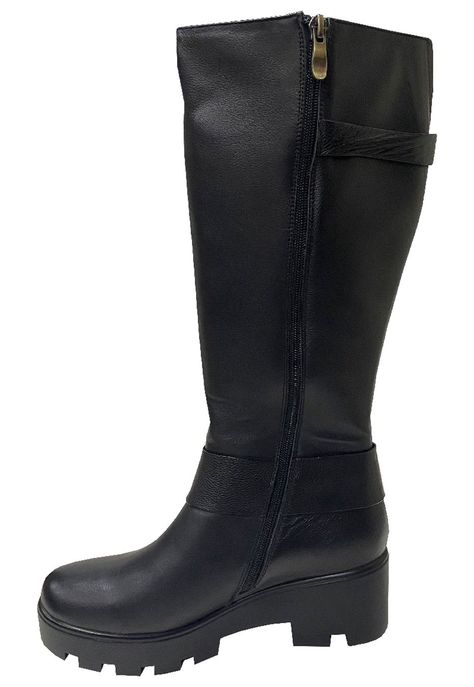 Bota Cuero ZAQ09 Negro-4