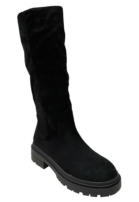 Bota Gamuza Ecológica ZAY88 Negro-1