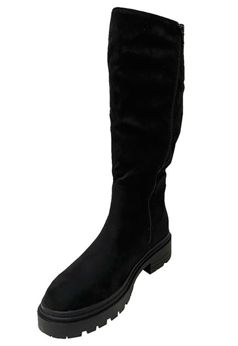 Bota Gamuza Ecológica ZAY88 Negro-3