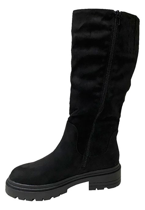 Bota Gamuza Ecológica ZAY88 Negro-4