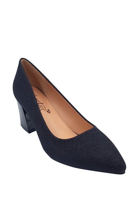 Zapato Reina Ecocuero ZAZ78 Negro-1