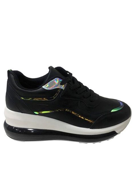 Zapatilla Ecocuero ZAY13 Negro-0
