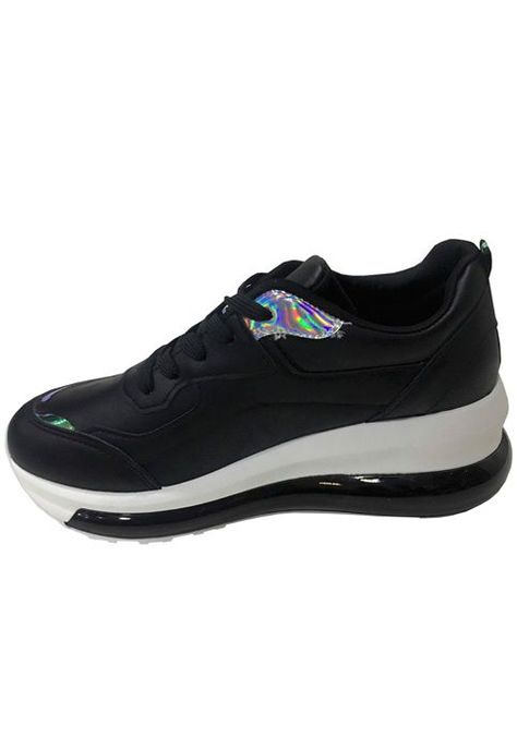 Zapatilla Ecocuero ZAY13 Negro-4