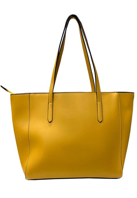 Cartera Cuero Ecológico CRT58 Amarillo-2
