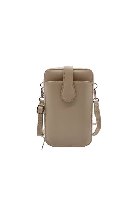 Cartera Ecocuero Beige CRU34-0