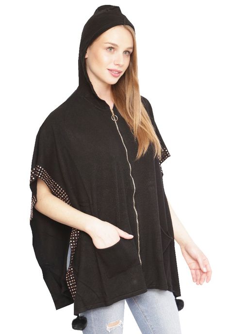 Poncho PO038 Negro-2