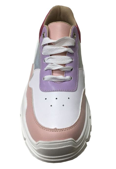 Zapatilla Ecocuero ZAX27 Rosa-2