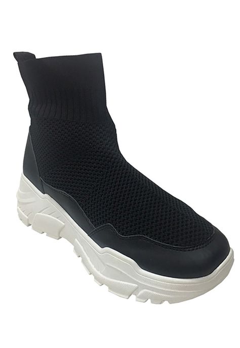 Zapatilla de Tela  ZAX12 Negro-1