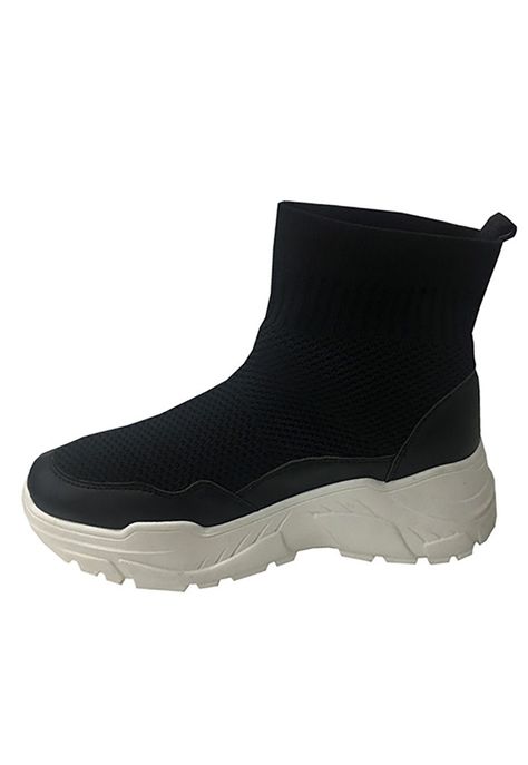 Zapatilla de Tela  ZAX12 Negro-4