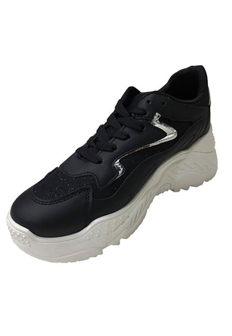 Zapatilla Ecocuero ZAX22 Negro-3