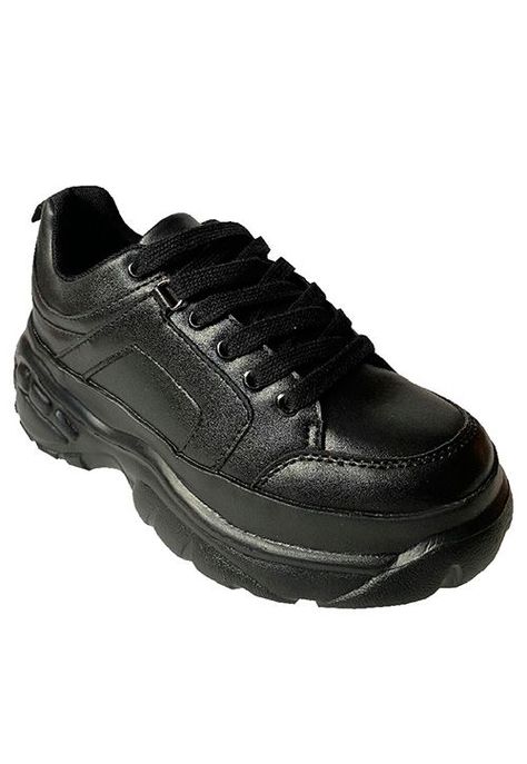Zapatilla Ecocuero ZAY74 Negro-1