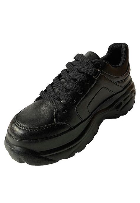 Zapatilla Ecocuero ZAY74 Negro-3