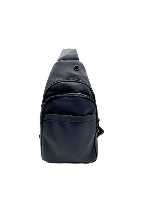 Bandolera Ecocuero Negro CRU89-0
