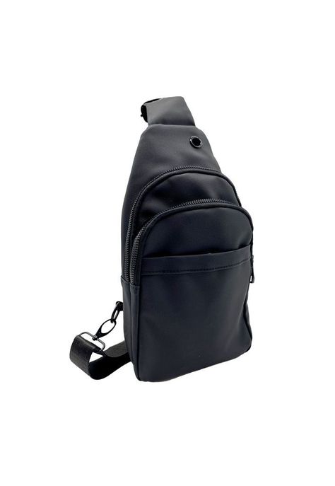 Bandolera Ecocuero Negro CRU89-1