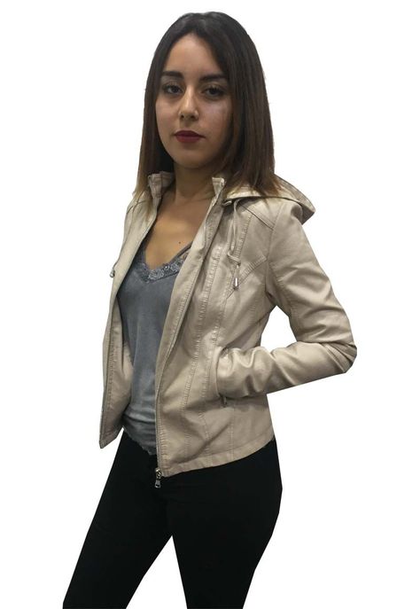 Chaqueta Ecocuero CHF48 Kaki-1
