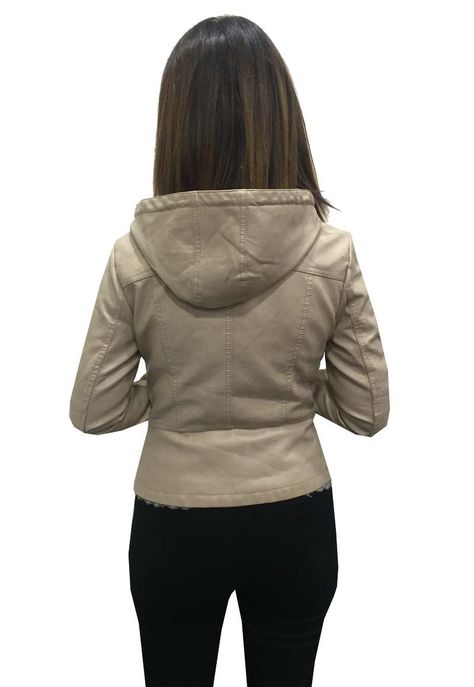 Chaqueta Ecocuero CHF48 Kaki-2