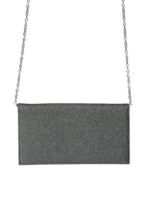 Cartera de fiesta CRX30 Plata Ecocuero-1