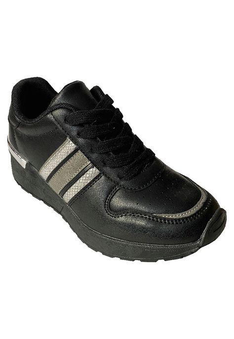 Zapatilla Ecocuero ZAY69 Negro-1