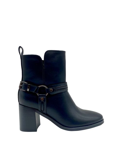 Botin Mujer Negro ZB053-0