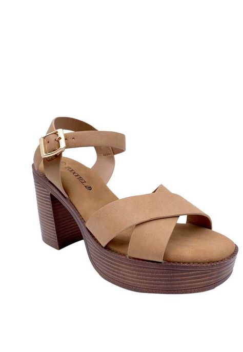 Sandalia Mujer Beige ZB031-1