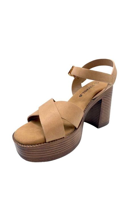 Sandalia Mujer Beige ZB031-3