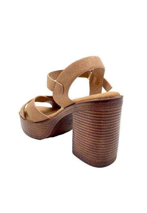 Sandalia Mujer Beige ZB031-4