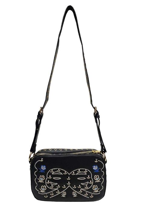 Cartera Cuero Ecológico CRM14 Negro-0