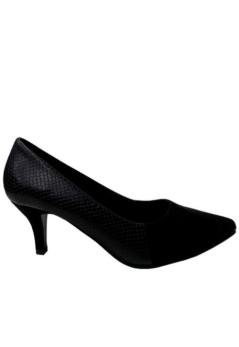 Zapato Reina Ecocuero ZAU30 Negro-0