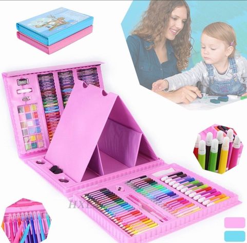 Maleta De Lápices Para Niños Arte Dibujo Y Pinturas-1
