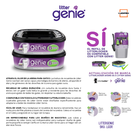 Repuesto Bolsas Litter Locker-Litter Genie-1