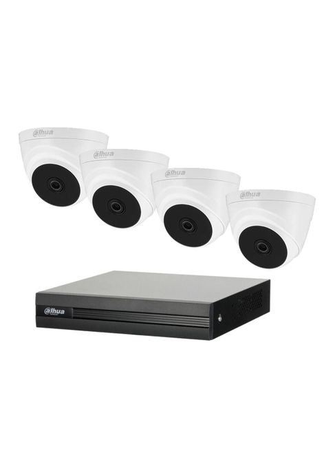 Kit Profesional Dahua DOMO 4 Ch + 4 Cam 720p + 1TB-0