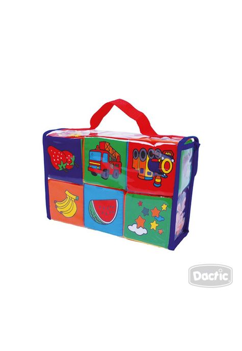 Set x 3 Cubos de Tela Interactivos Cascabel Bebe Dactic-3
