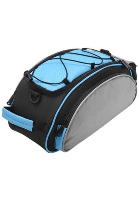 Bolso Parrilla Para Bicicleta Roswheel Azul-1