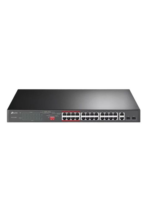 Switch 24 Port Poe+, 2 P Gigabit + 2 Sfp Tp-link Tl-sl1226p-0