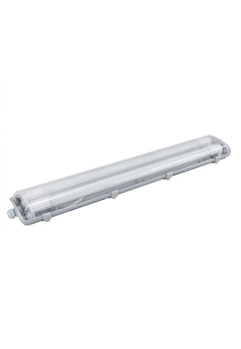 Equipo Estanco LED 120cm con 2 Tubos LED de 18W IP65-0
