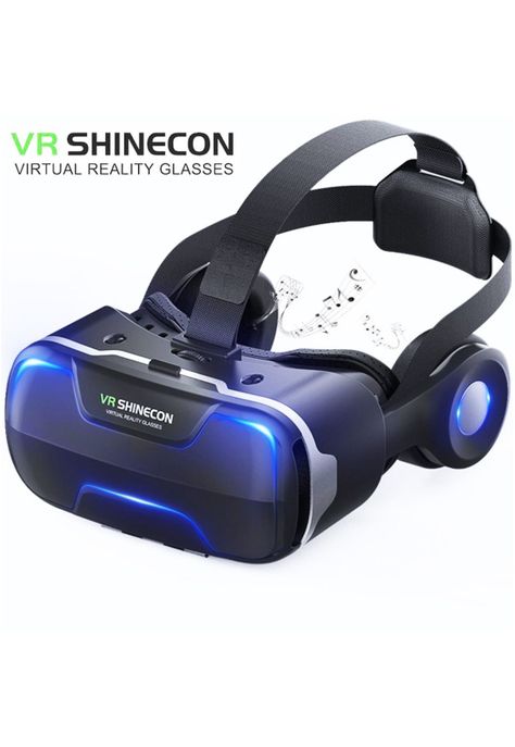 Lentes De Realidad Virtual 3d Gafas Vr Box + Audifonos-3