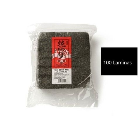 Alga Nori Gold Sushi Pack 100 Laminas | Producto Original-1