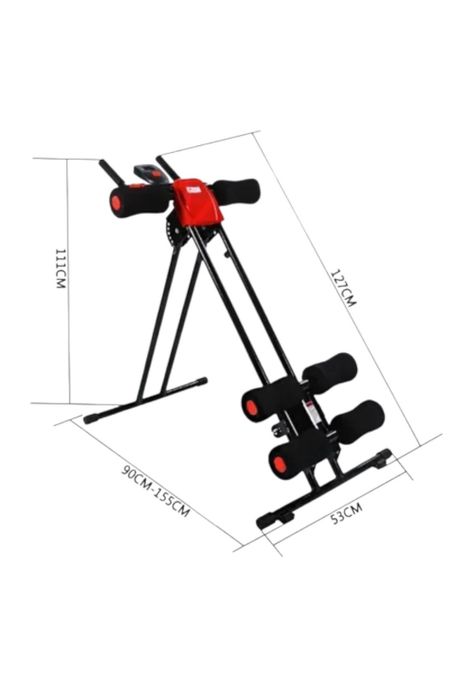Maquina Abdominales Reforzada Vertical Fitness-1