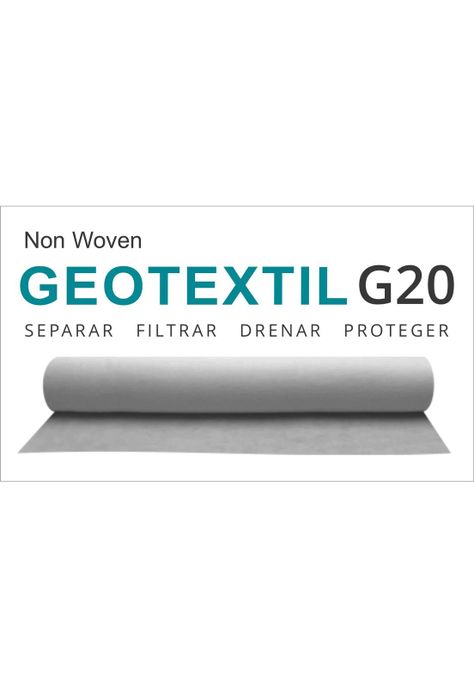 Tela Geotextil Rollo 1 mt x 10 mt Feltrex-1