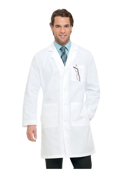 Delantal Clínico O Médico Largo Hombre-0