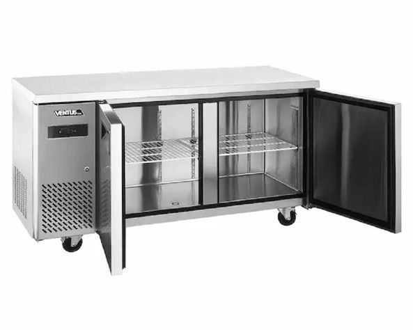 Mesón Refrigerado 2 Ptas Acero Inox. Vmr2Ps-260 Ventus-1