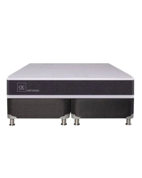 Box Spring Cic Ortopedic 2 Plazas Base Dividida-0