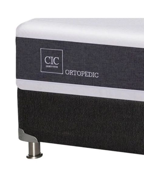 Box Spring Cic Ortopedic 2 Plazas Base Dividida-2