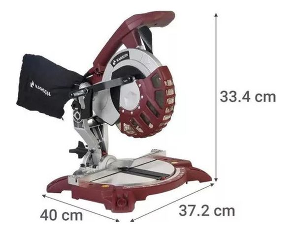 Sierra Ingleteadora Eléctrica 1300w Karson-6