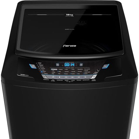Lavadora Automática Fensa 18Kg Premium Care Black-1