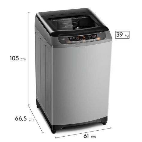 Lavadora Carga Superior Mademsa 16 Kg Szg Silver-5