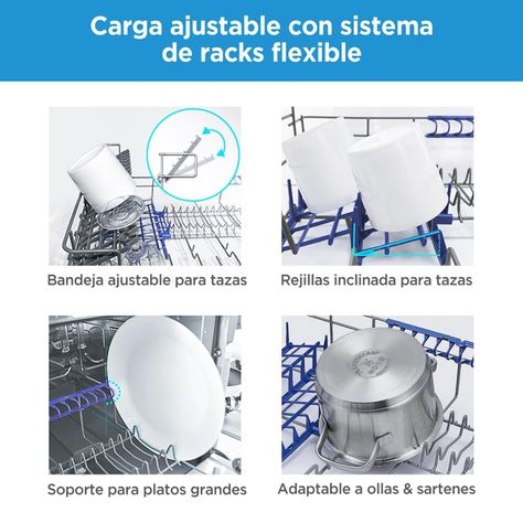 Lavavajilla 6 Cubiertos Mdwtf0602Ms Midea-7